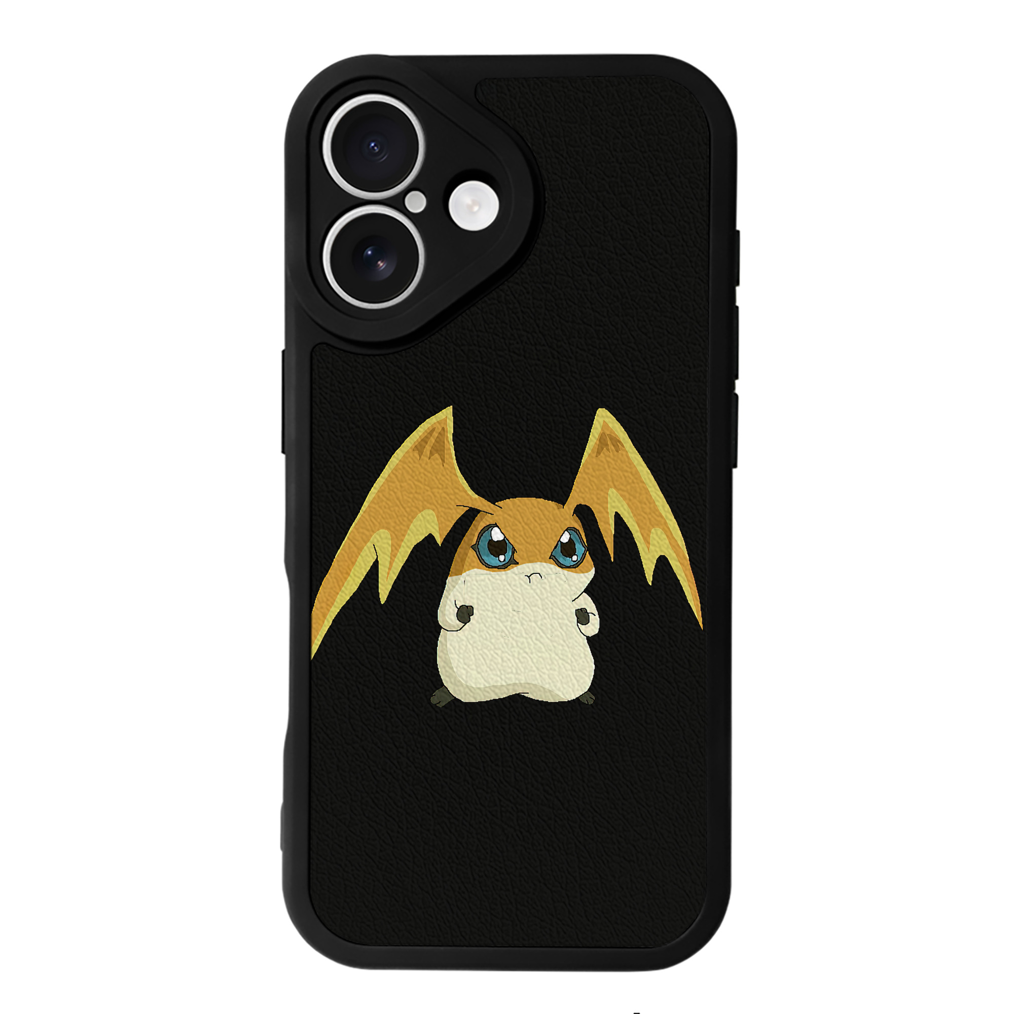 （画像用） Digimon デジタルモンスター/デジモン 【iPhone 16シリーズ対応】シリコンスマホケース（レザー調） 材質：シリコン